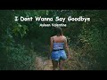 Ayleen Valentine - I Dont Wanna Say Goodbye (Lyrics)