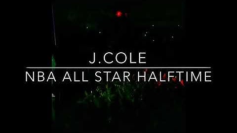 J.Cole NBA ALL STAR HALFTIME