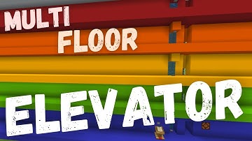 How to Build a Multi Floor Elevator Tutorial | Minecraft Bedrock 1.16