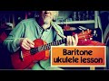 How to play Flamenco on baritone ukulele (easy Rumba)