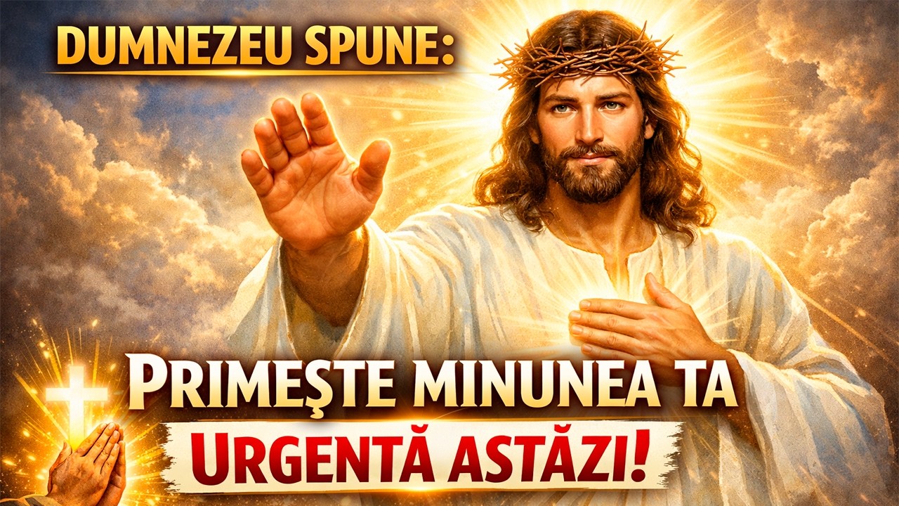 Dumnezeu spune Primește minunea ta urgentă astăzi!