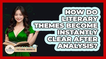 How Do Literary Themes Become Instantly Clear After Analysis? - Fictional Journeys