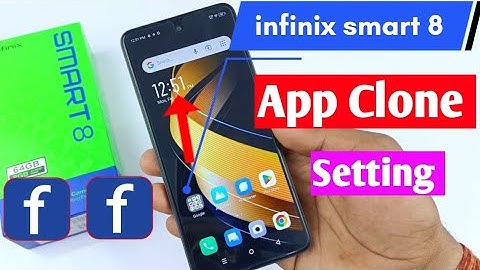 infinix smart 8 me double app kaise karen | infinix smart 8 app clone setting
