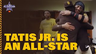 Fernando Tatis Jr. celebrates All-Star selection with Padres teammates