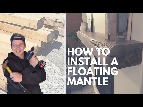 How To Install a Floating Mantle / Floating Shelf