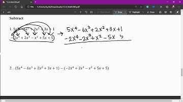 PJC,12.4, Adding, Subtracting, Polynomials