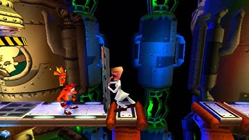 Crash Bandicoot 2: Cortex Strikes Back (PAL) 100% Walkthrough #035 Level 21: Piston It Away