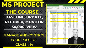 MS Project The Course, Baseline, Update, Revise, Recover, Monitor: The 30,000 Ft. Project View No.14