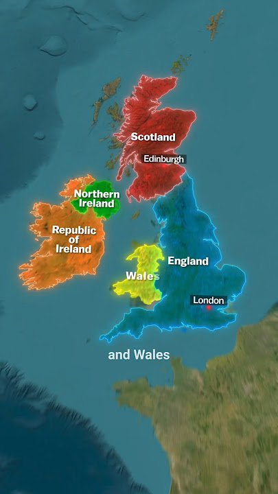 The Difference between Great Britain 🇬🇧 the UK and England📍