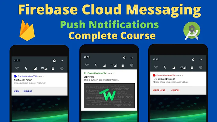 Firebase Cloud Messaging (FCM) Complete Course | Android Development | Different Notification Styles