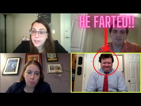 Zoom Farting Fails Compilation (Smells Like Poop)