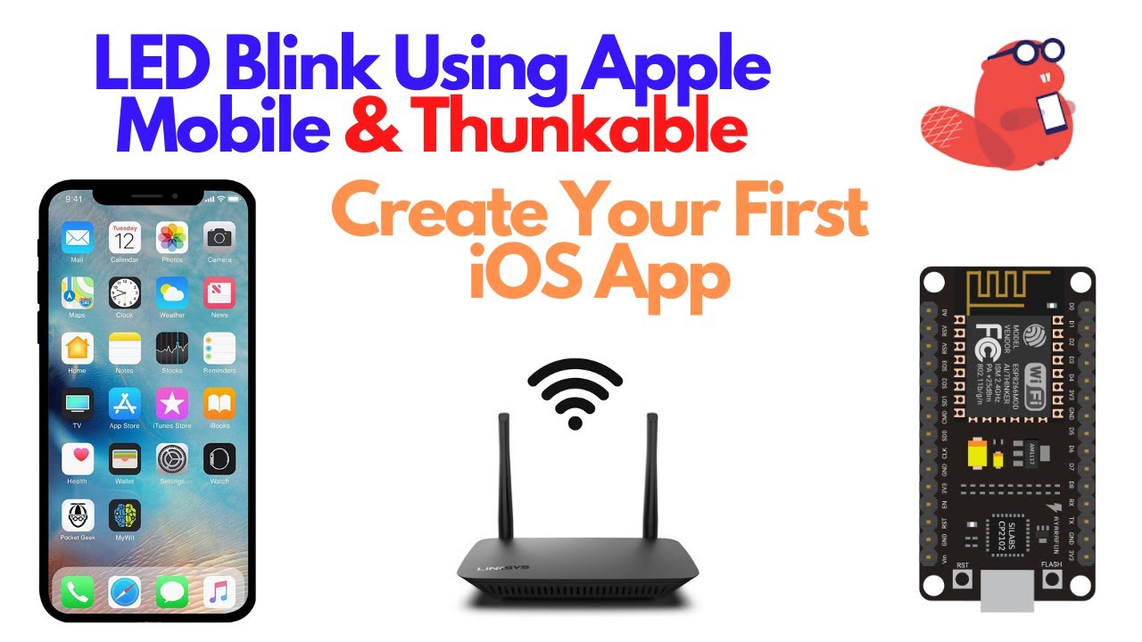 Control LED using Apple Mobile | Create iOS App Using Thunkable ...