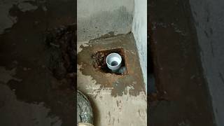 Bathroom floor drain installation #youtubeshorts #shortvideo  #shortfeed