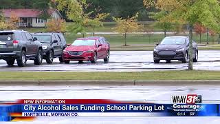 City Alcohol Sales Funding School Parking Lot