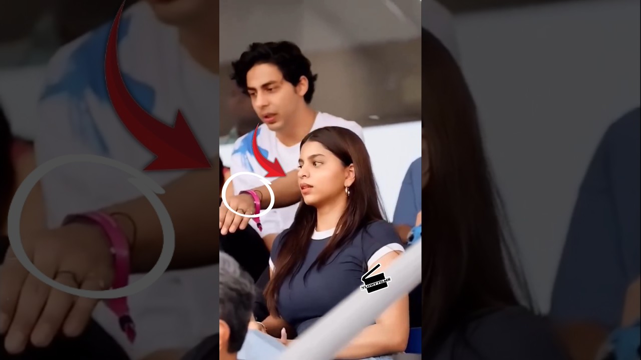 Aryan Khan and Suhana Khan Saha Rukh Khan Cricket Stadium Good Looking 😻 