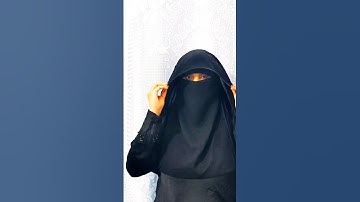 Quick Arabian Niqab styling video #shorts