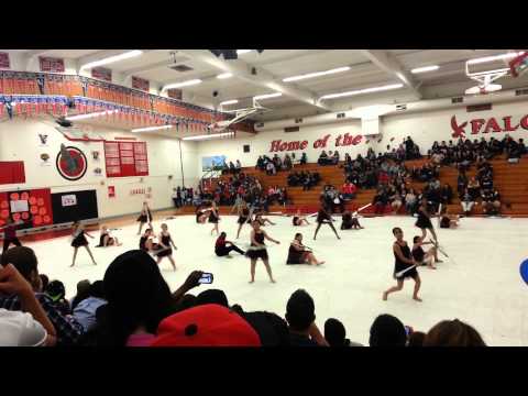 Crystal Middle school winter guard @ FHS 2014