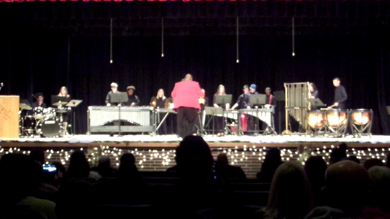 PGHS Percussion Ensemble - 2016 Winter Concert - Carol of the Bells ...