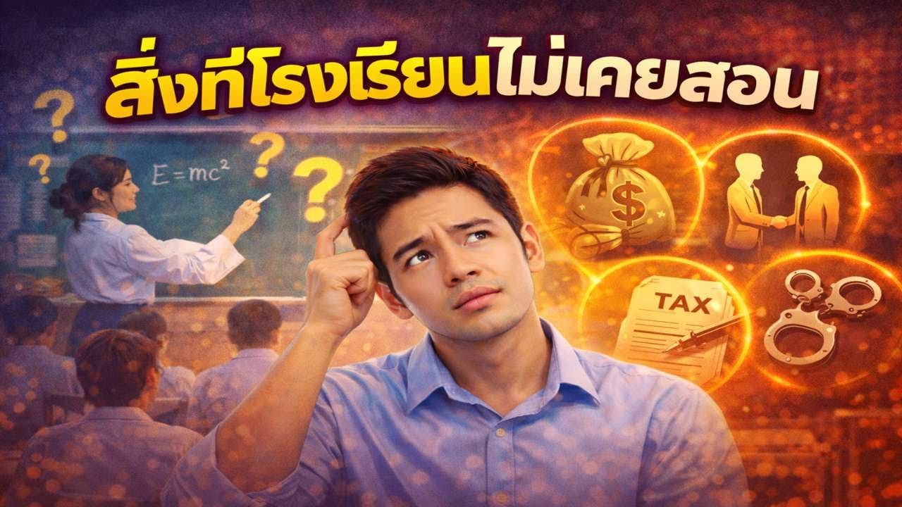 สิ่งที่โรงเรียนไม่เคยสอน : บทเรียนชีวิตสำคัญที่ช่วยให้เราเข้าใจโลกการทำงานและการใช้ชีวิตอย่างมีสติ