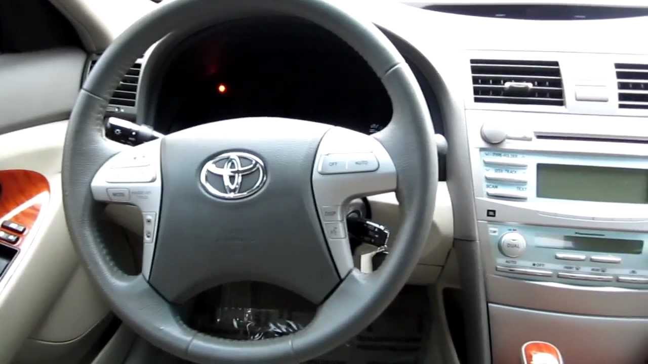 2009 Toyota Camry Xle Black Stock 32677b Interior