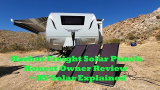 Solar for your RV: Harbor Freight Solar Panel Review