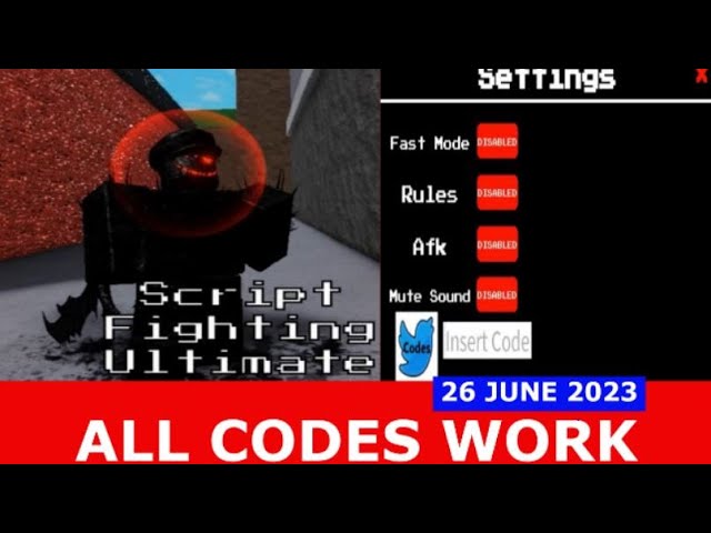 Ultimate Script Fighting Codes - Roblox
