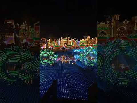 #lightshow of global village #dubai #travel #arabic #