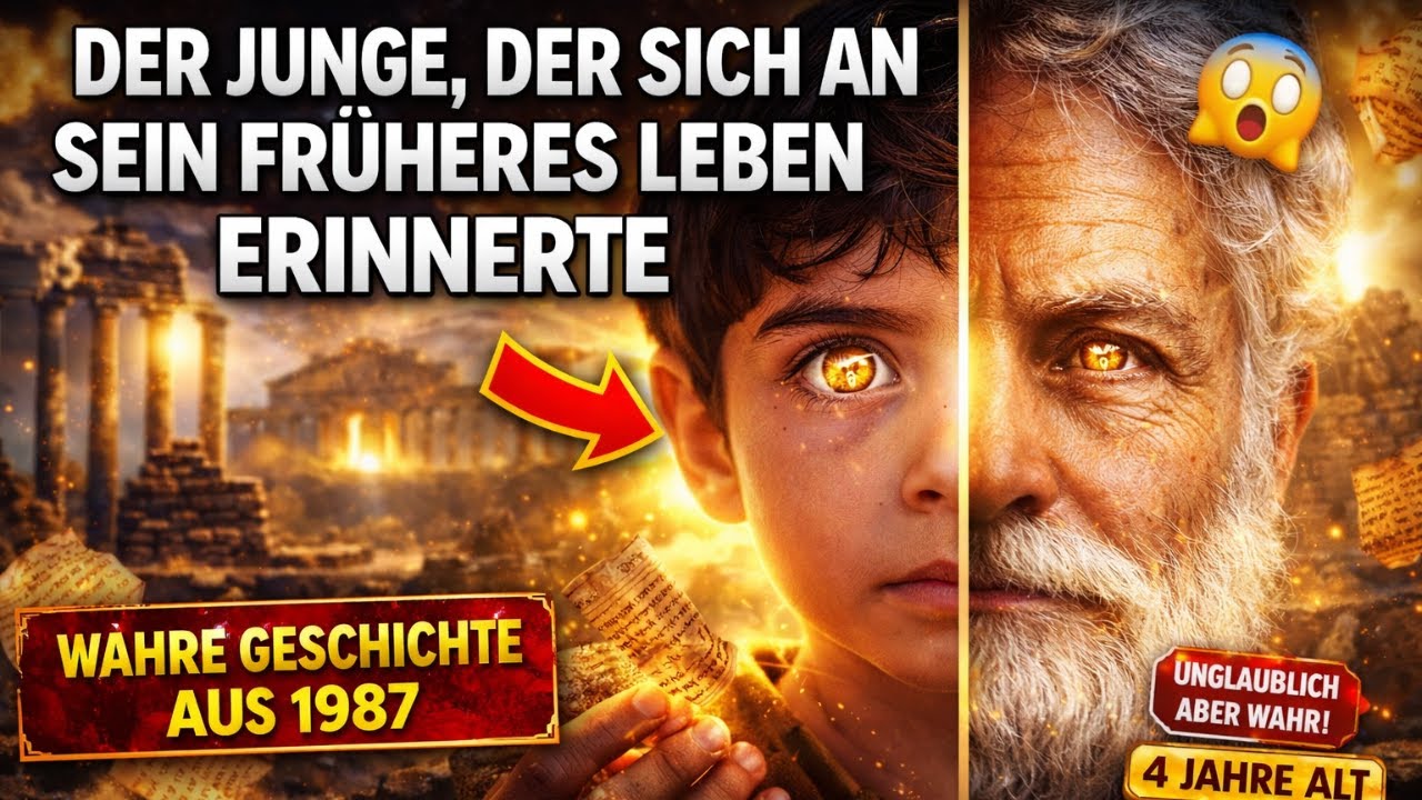 Kind erinnert sich an früheres Leben als griechischer Philosoph  Wahre Reinkarnation Geschichte 1987