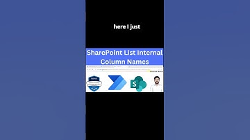 SharePoint List Internal Column Names #powerautomate