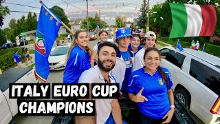 ITALY EURO CUP 2020 CELEBRATIONS | Woodbridge, Ontario (4K)
