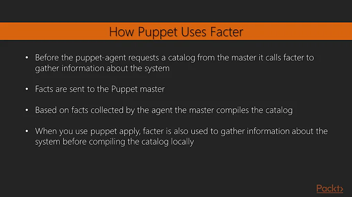 Puppet Configuration Management : Understanding Facter | packtpub.com