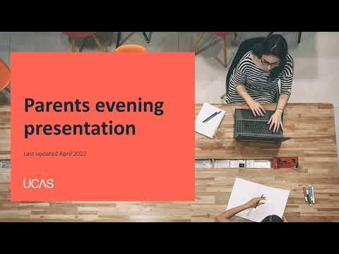 ucas presentation for parents