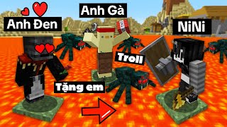 Anh Gà Bất Ổn Cặp Đôi Anh Đen Xì Xì Và Ni Ni Trong Minecraft - Siêu Hài Hước 🤣