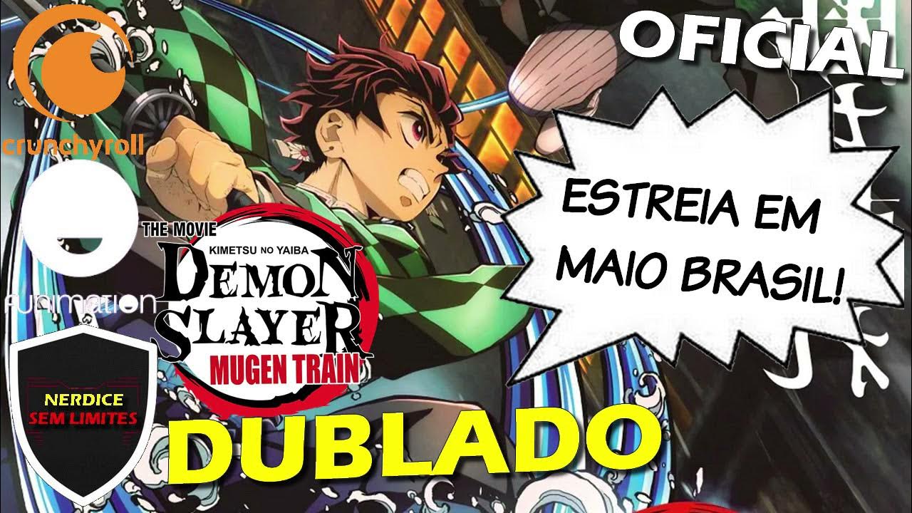 Demon Slayer: Mugen Train' estreia nos cinemas do Brasil em maio