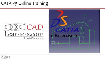 CATIA V5  | Sketcher exercise | catia v5 tutorial beginner in hindi