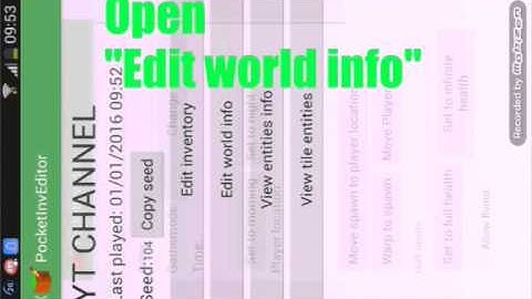 [0.13.0] How to Colour your world name!!