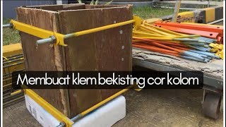 DIY klem bekisting pengecoran- #mudahbongkar-pasang