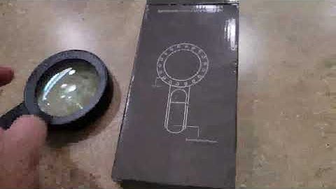 Magnifying Glass with Light Kids   30X Lighted Magnifier Review, Great for small print items