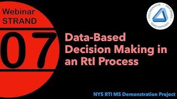 0701 Data Based Decision Making and Universal Screening Data