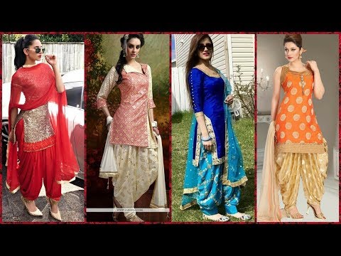 Different types of patiala salwar,Latest punjabi suit design ideas,tulip  pants with kurti - YouTube