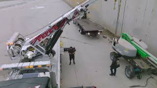 Stolen Genie Lift found under 405 FWY  lifted with rotator