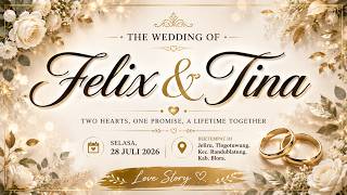 WEDDING OF FELIX & TINA || Danadyaksa Wedding