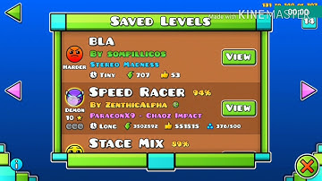 Speed Racer By ZenthicAlpha 100% Easy Demon--Geometry Dash