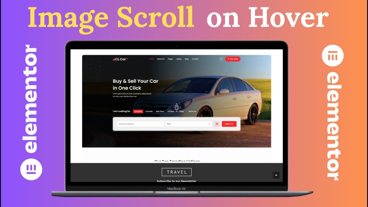 How to Add Image Scroll on Hover in WordPress | Elementor Free Plugin ...