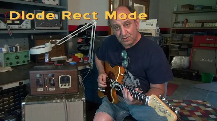 Tube Amp Theater Dual 6K6 Wood Radio guitar amp Transformation Demo Space Robots retro days