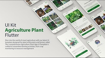 Harvest the Future: Agriculture Plant App UI Template Showcase | Flutter App