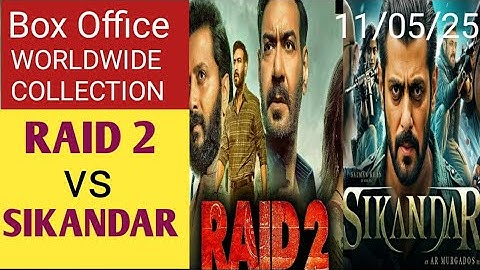 Raid 2 box office collection Day 11| Raid 2 total Worldwide Collection | Ajay Devgan | Ritesh D