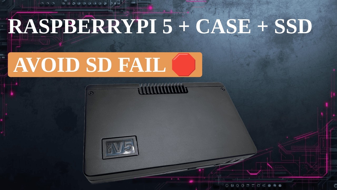 RaspberryPI 5 SD-card fatal fail ➡️ ArgonOne V5 + SSD longterm fix (no more data loss) #raspberrypi