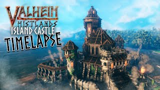 Valheim Mistlands -  MASSIVE Fantasy Castle Build | Timelapse