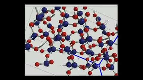 3D structure of Silica (SiO²)
